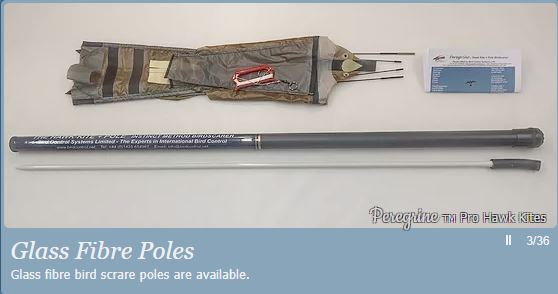Fibreglass pole kit